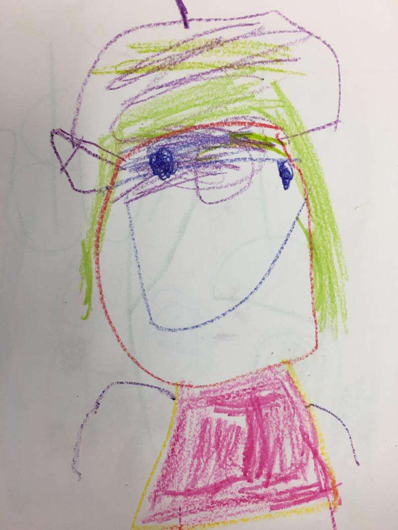 Kinder Self Portrait